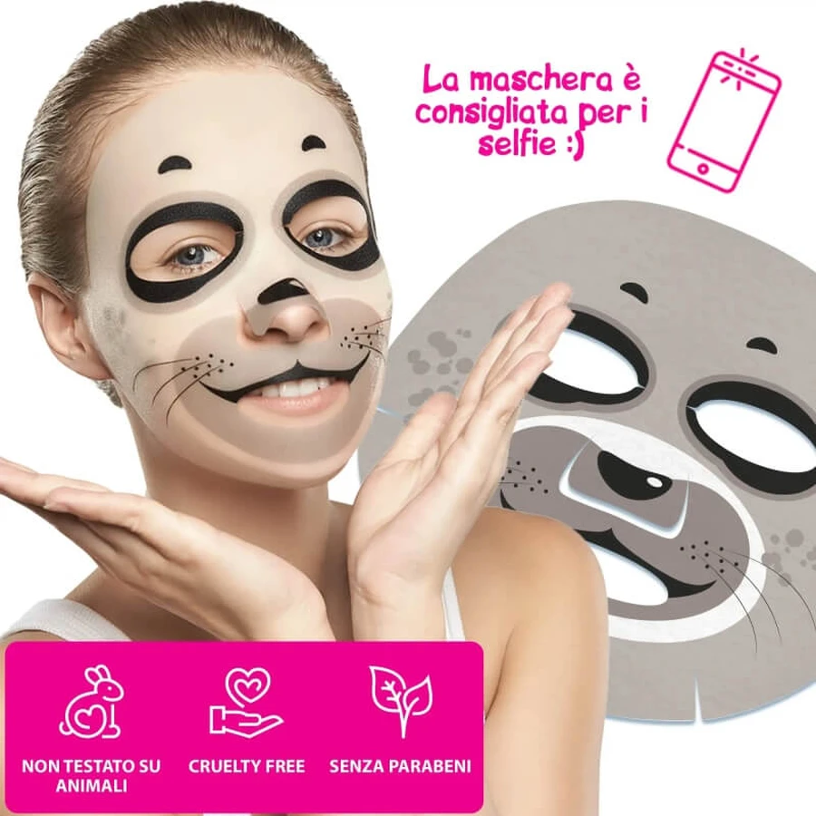 7 zile Set de frumusețe amuzant - 4 măști de față