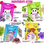 7 zile Set de frumusețe amuzant - 4 măști de față