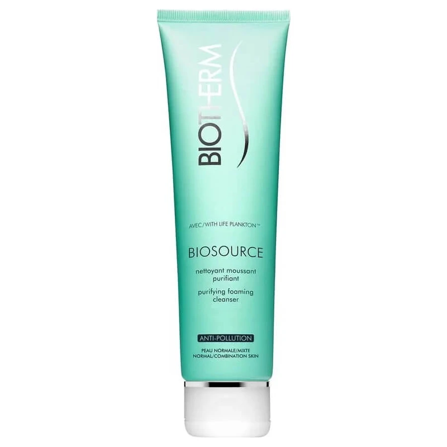 Biotherm biosource - anti-pollution nettoyant moussant purifiant pour peaux normales et mixtes 150 ml