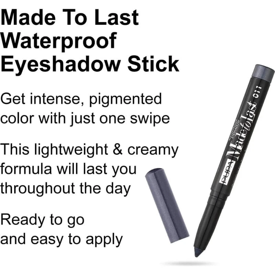 Pupa made to last waterproof eyeshadow - eye shadow stick no. 011 metal grey