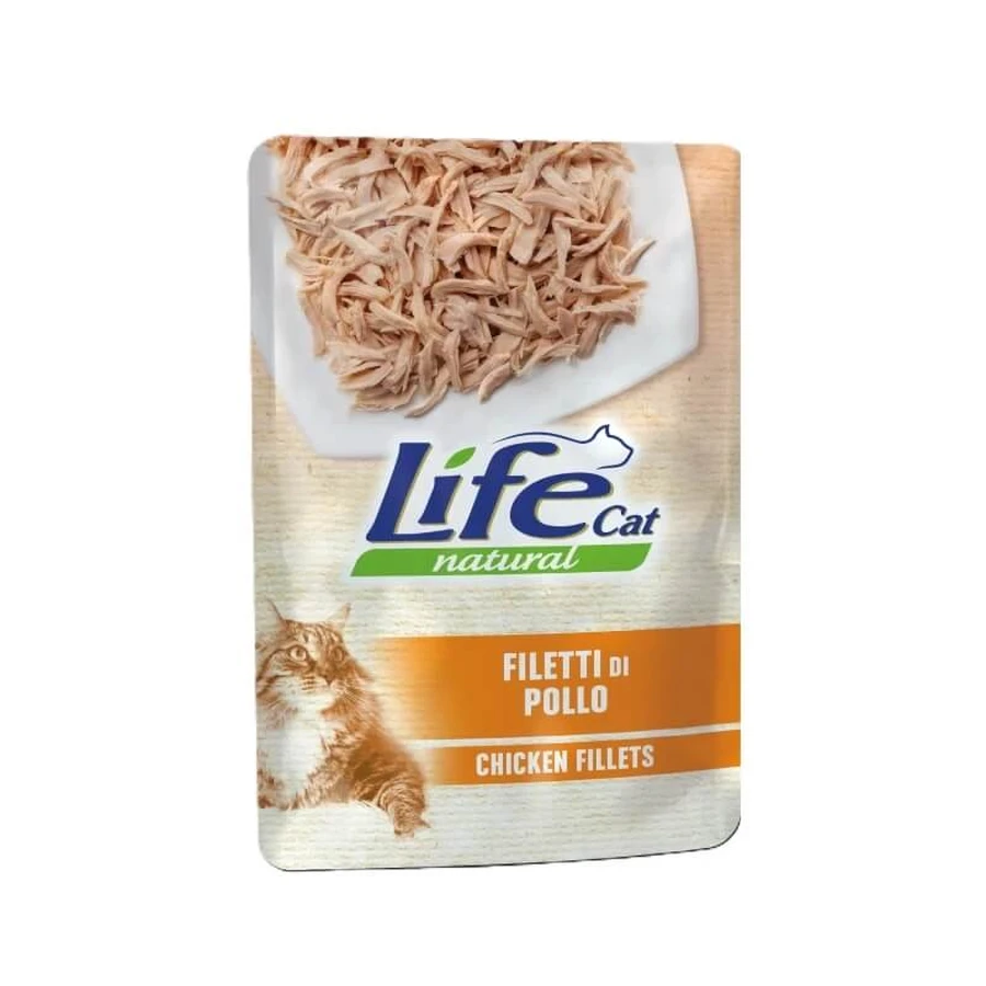 Life petcare Life natural cat chicken filets - nourriture humide pour chats 70 gr