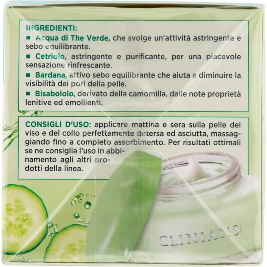 Clinians Hydra plus - mattierendes, feuchtigkeitsspendendes Creme-Gel für Mischhaut und fettige Haut 50 ml