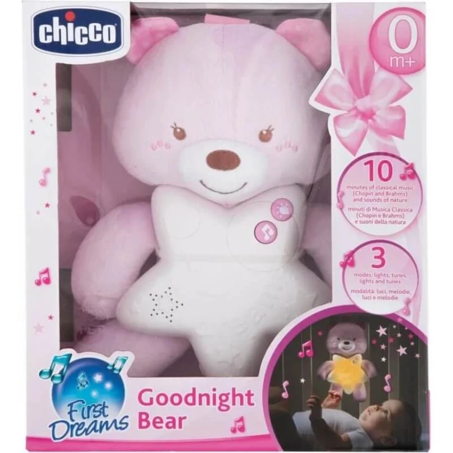 Chicco goodnight bear pink 0m+