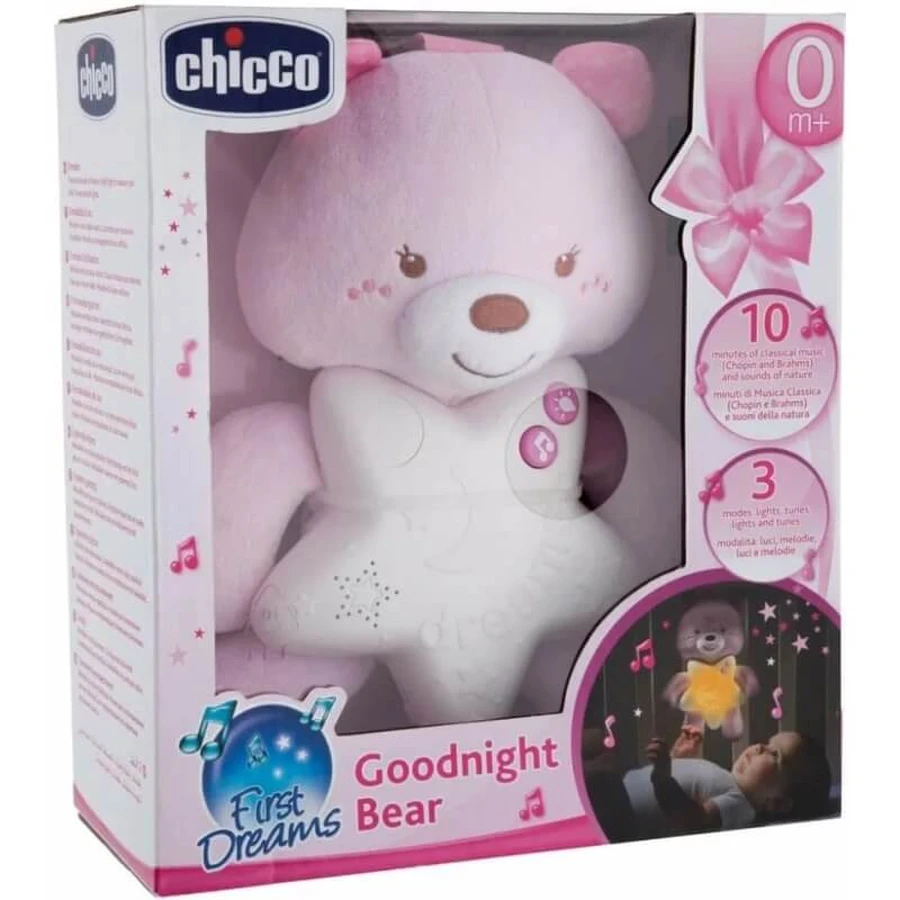 Chicco goodnight bear pink 0m+