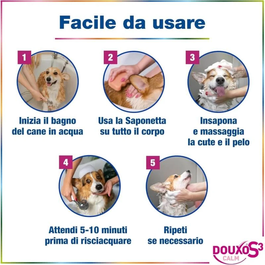 Ceva Tiergesundheit Douxo s3 calm - Seife für Juckreiz und Irritationen Hunde und Katzen 100 gr