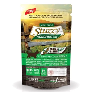 Stuzzy Monoprotein grain &amp; gluten free ternera y acelga - alimento completo para perros adultos 150 gr.