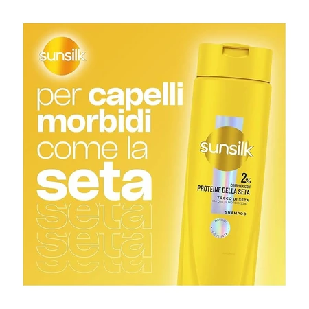 Sunsilk touch of silk - anti-frizz and softness shampoo 250 ml
