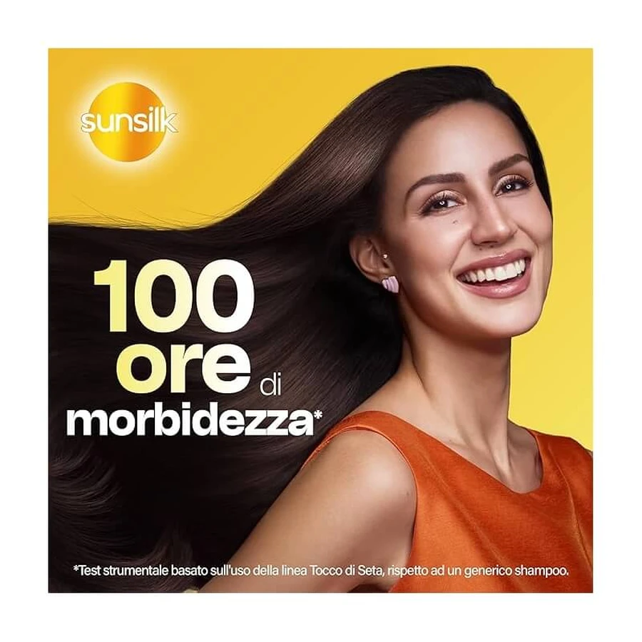 Sunsilk touch of silk - anti-frizz and softness shampoo 250 ml