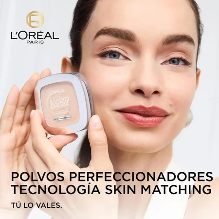 L'oreal paris Accord parfait - poudre du soir effet naturel n. 3d3w beige doré
