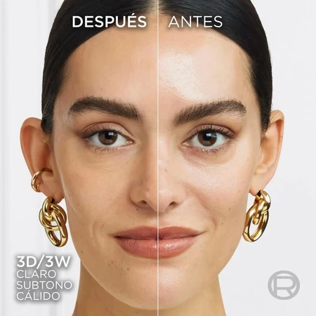 L'oreal paris Accord parfait - poudre du soir effet naturel n. 3d3w beige doré