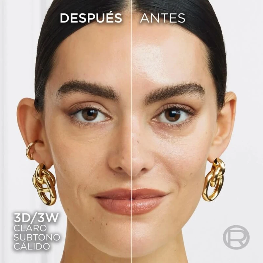 L'oreal paris Accord parfait - poudre du soir effet naturel n. 3d3w beige doré