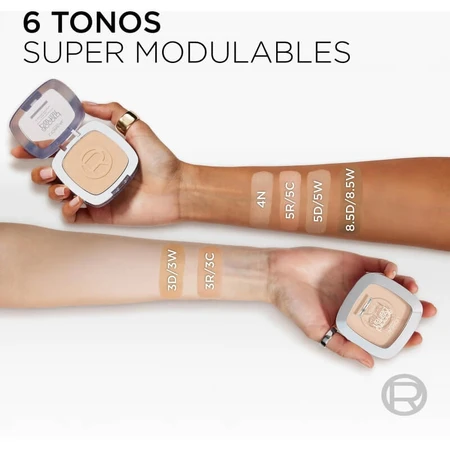 L'oreal paris Accord parfait - poudre du soir effet naturel n. 3d3w beige doré