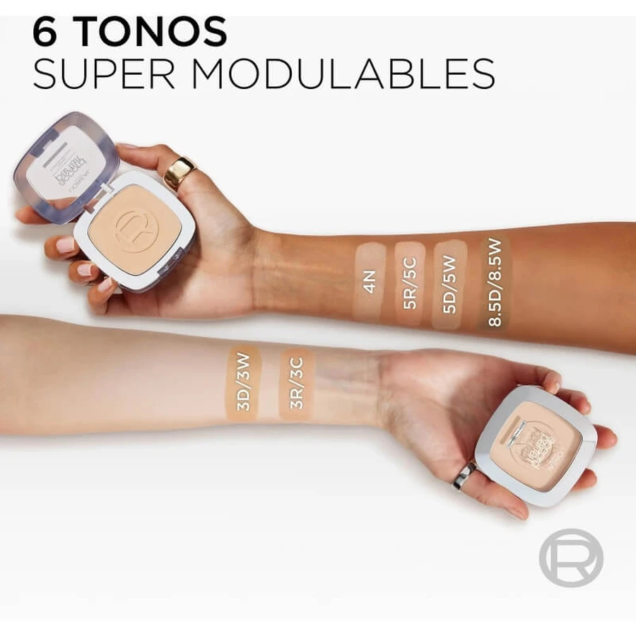 L'oreal paris Accord parfait - poudre du soir effet naturel n. 3d3w beige doré
