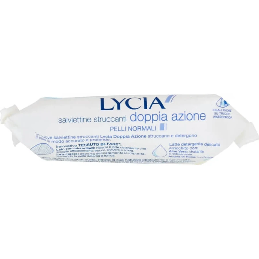 Lycia Double Action - 20 make-upverwijderingsdoekjes voor de normale huid