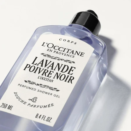 L'occitane lavande poivre noir - gel de ducha perfumado para cuerpo y cabello 250 ml