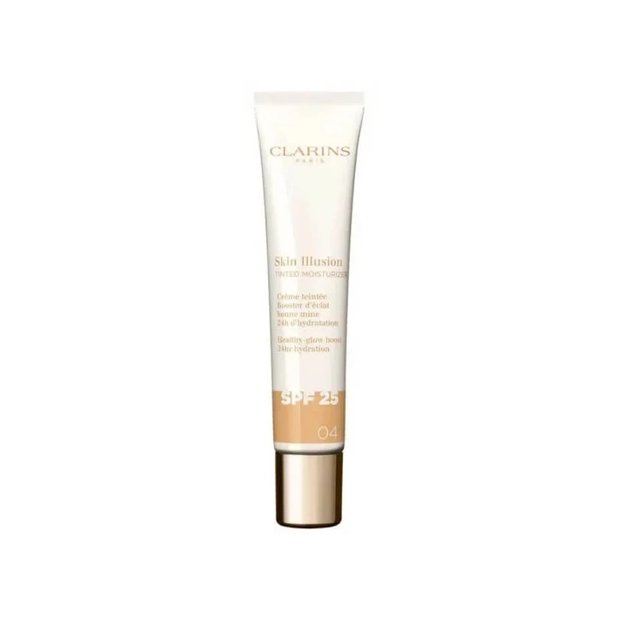 Crème hydratante teintée Clarins skin illusion - spf 25 crème teintée no. 04