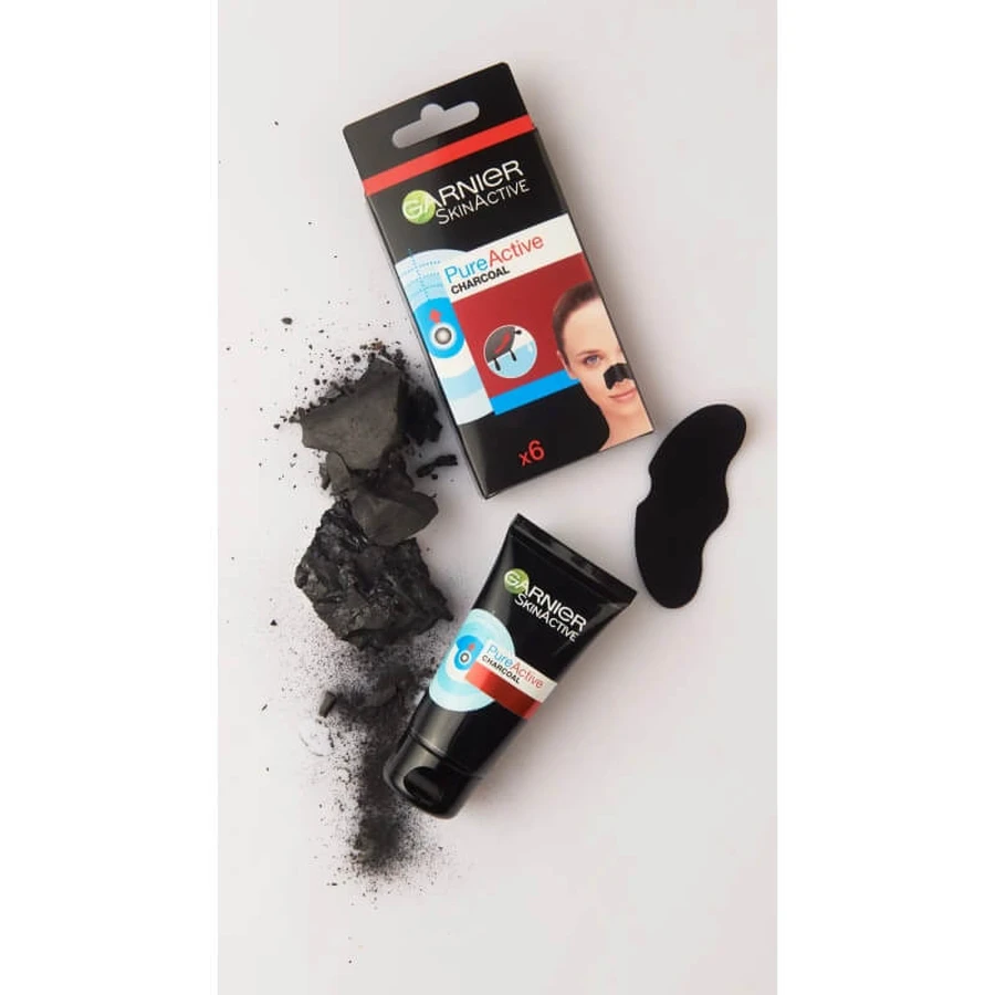 Garnier skin active - bandes anti-impuretés au charbon actif