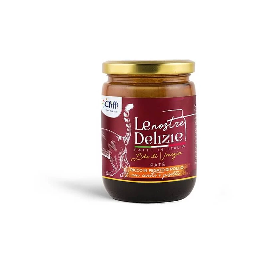 Chemi-vit Cliffi our delights lido di venezia kippenlever - volledig kattenvoer 80 gr