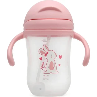 Taza de aprendizaje Kiokids 300 ml rosa