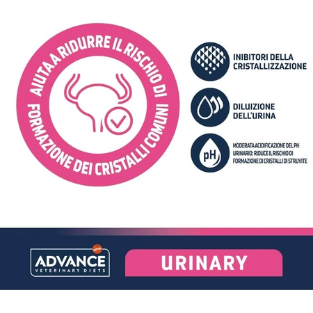 Advance Veterinary diets urinary chicken - complete dietary food for adult cats with urinary problems 1.5 kg
