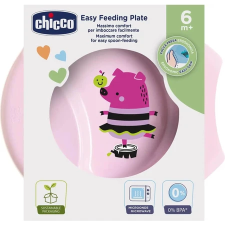 Chicco easy bowl roze mond 6m+
