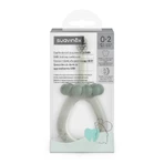 Suavinex - eerste tandenborstel voor baby's 0-2 jaar saliegroene kleur