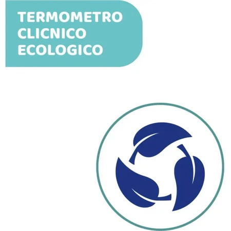 Chicco thermoeco - termómetro de vidrio para recién nacidos