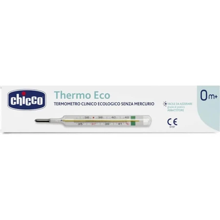 Chicco thermoeco - termómetro de vidrio para recién nacidos