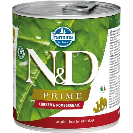 Farmina N&amp;d prime adult pollo y granada - alimento completo para perros adultos 285 gr