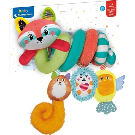 Clementoni Happy animals - juego para el cochecito