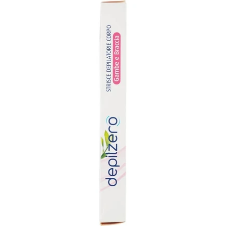 Depilzero Depilatory strips legs and arms - 20 strips + 4 post hair removal wipes