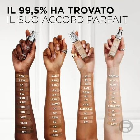 L'oreal paris Accord parfait - base de maquillaje fluida - no. 10n cacao