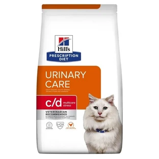 Hill's Prescription diet c/d feline urinary stress dry food chicken flavor 8 kg