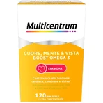 Multicentrum hart, verstand en gezichtsvermogen boost omega 3 - epa en dha supplement 120 miniparels