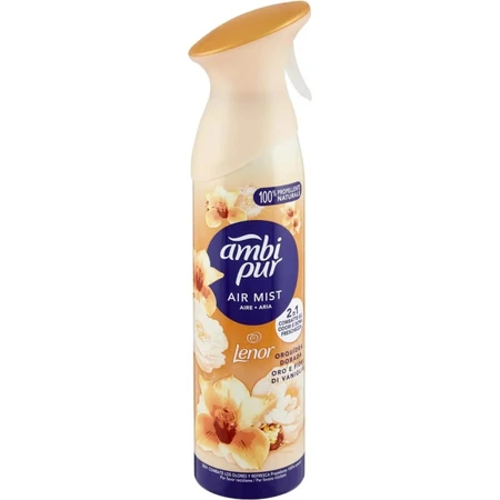 Ambi pur Air mist flores de oro y vainilla - ambientador 185 ml spray