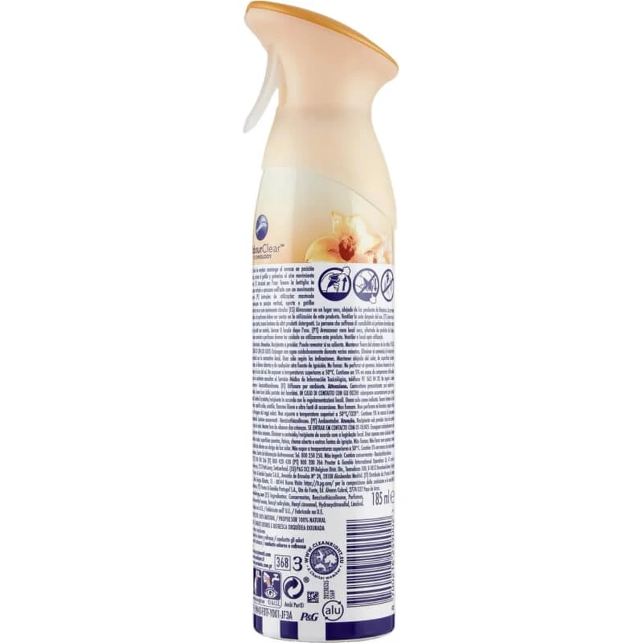 Ambi pur Air mist flores de oro y vainilla - ambientador 185 ml spray