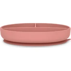 Suavinex color essence - assiette en silicone avec séparateurs - rose