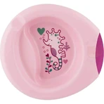 Chicco baby voeding set 6 maanden+ bord lepel en beker roze