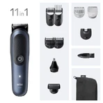 All-in-one series 7 - recortadora multiusos 11 en 1 para barba y vello - azul