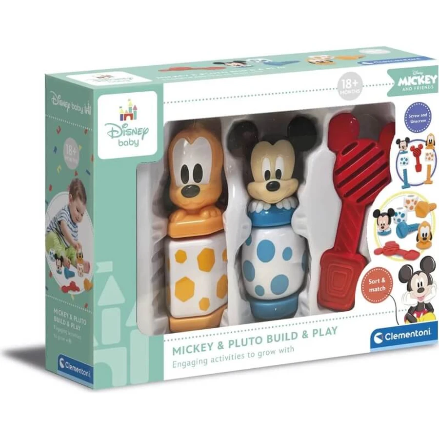 Clementoni Baby mickey build and play - characters to build