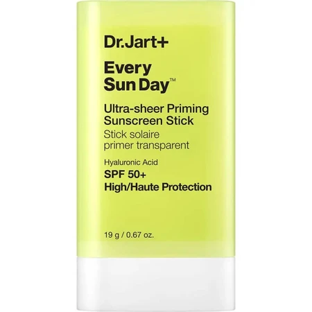 Dr.jart+ Facial sunscreen 50 + spf every sun day ultra-sheer priming sunscreen stick very high protection 19g