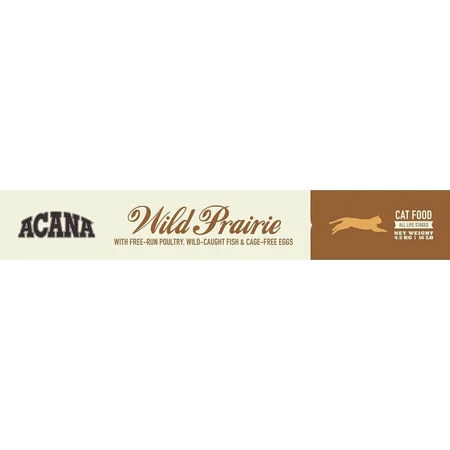 Acana Wild prairie - nourriture complète pour chats 4,5 kg