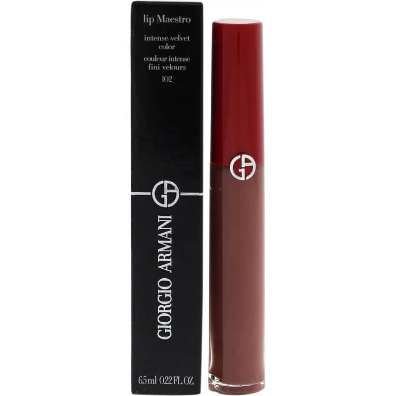Giorgio armani lip maestro - velvety matte liquid lipstick no. 102…
