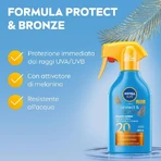 Nivea sunscreen 20 spf sun protect &amp; bronze double action sun spray 250 ml