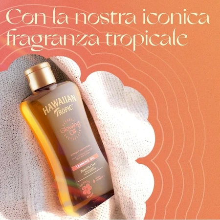 Hawaiian tropic glowing oil - tropical tanning oil 200 ml