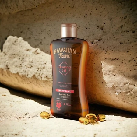 Hawaiian tropic glowing oil - tropical tanning oil 200 ml