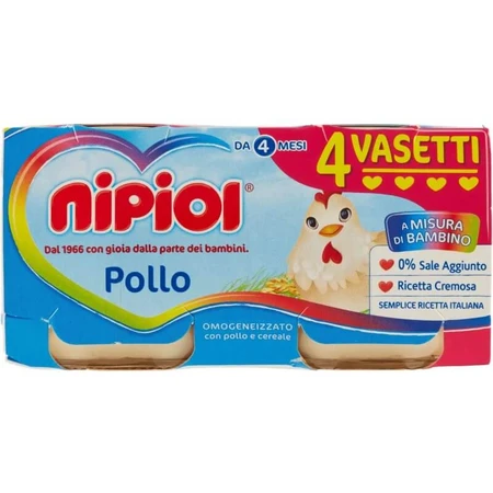 Nipiol Gehomogeniseerde Kip 80g - 4 Gehomogeniseerde