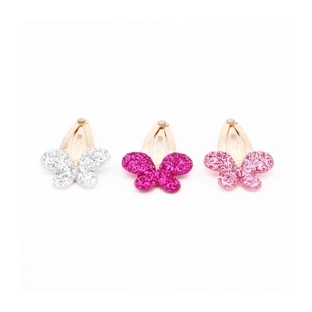 Ib moda pelo 3 clic clac mariposa pinzas para el cabello
