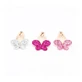 Ib fashion hair 3 click clac butterfly hair clips