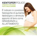 Kentofer folic 20 stickpacks - suplemento de hierro y vitaminas para el embarazo